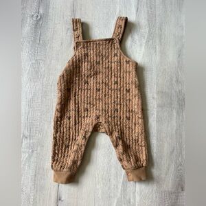 Brown Disney Baby Mickey and Minnie Kids Overalls